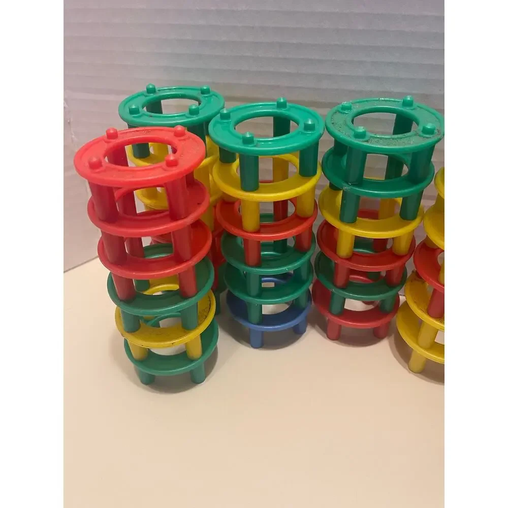 1970's Vintage Ringa-Magic building rings